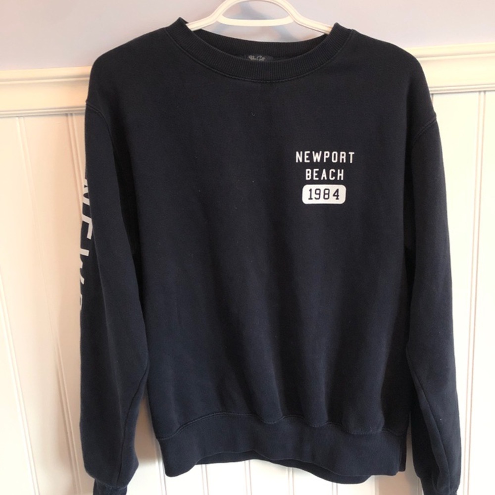 navy blue newport beach sweater brandy melville